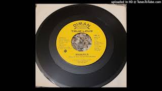 MANUELA 'true love' DIMAN RECORDS 1989 (7') Resimi