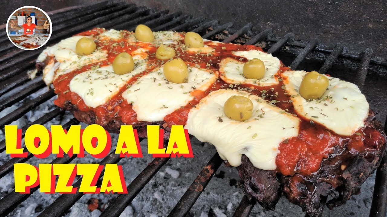 LOMO A LA PIZZA  a la parrilla