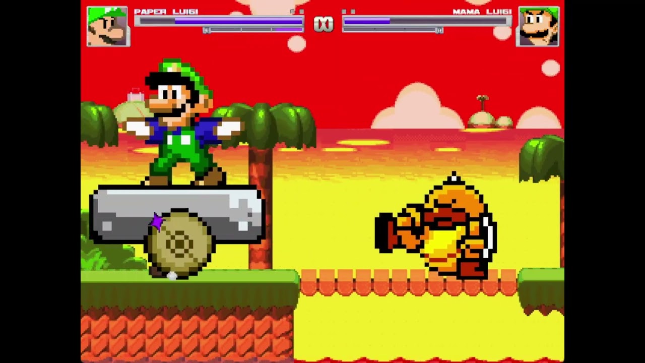 MUGEN Request: Paper Luigi (xXPGlitz236) VS Mama Luigi