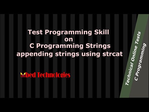 A C programming question on appending two strings using strcat string library function