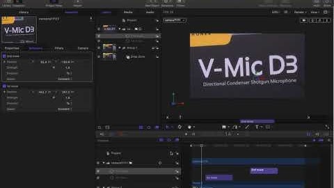 Apple Motion Basic Camera Movement Tutorial: Confusing