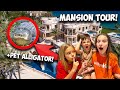 OUR MILLION $$ FLORIDA MANSION HOUSE TOUR HAS A PET ALLIGATOR! 🐊