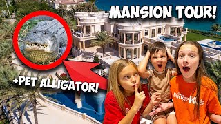 OUR MILLION $$ FLORIDA MANSION HOUSE TOUR HAS A PET ALLIGATOR! 🐊