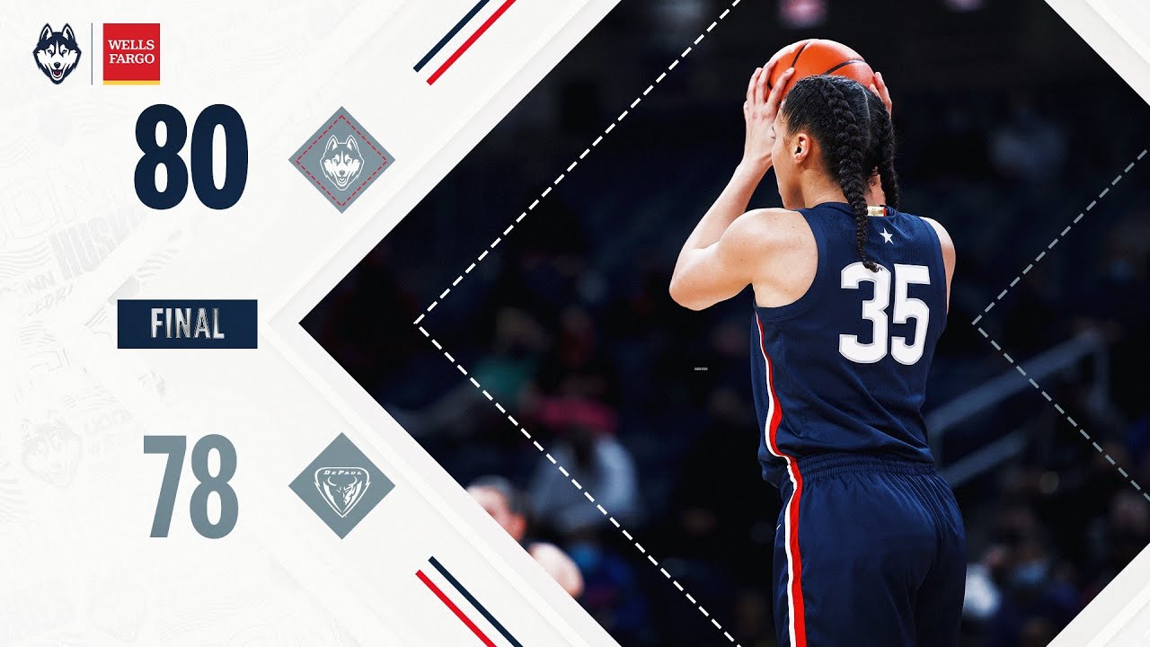 UConn Women's Basketball at DePaul Highlights
