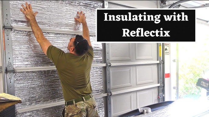 Installing garage door insulation Diy ideas