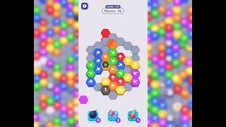 Hexa Away 🧩 Level 134 Walkthrough & Solution
