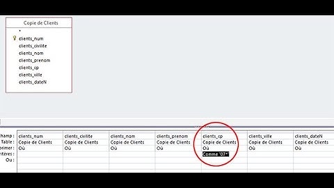 Didacticiel Access sur les requêtes Action, Mise à jour et Suppression