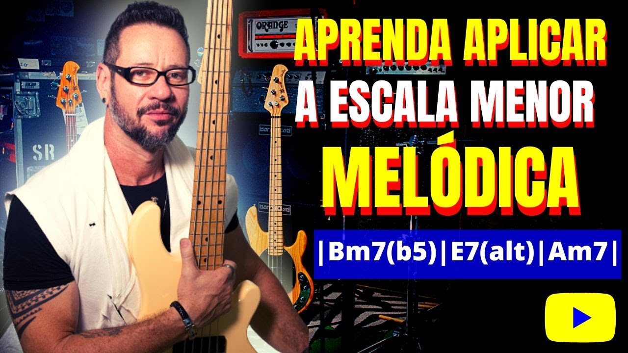 COMO TOCAR BAIXO Aplicando a Escala Menor Melódica no 251 menor