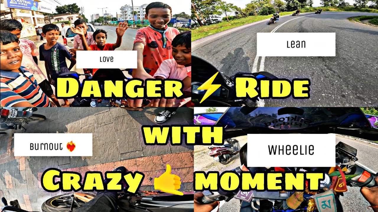DANGER ⚡ RIDE IN PATRATU VALLEY ll CRAZY REACTION SILKROAD RIDER ll  RAW POWER LEAN 