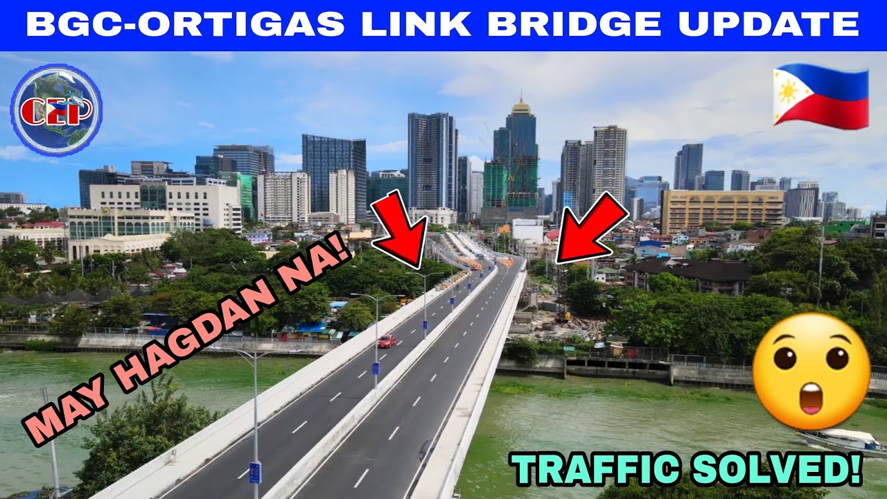 BGC-ORTIGAS Link Bridge May Hagdan na! | Update as of 07-10-2021 - YouTube