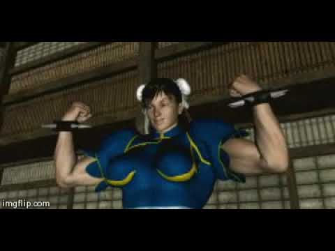 Chun-li muscule growth