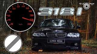 BMW E46 318I 143HP POV TOP SPEED ON GERMAN NO LIMIT AUTOBAHN 🚗