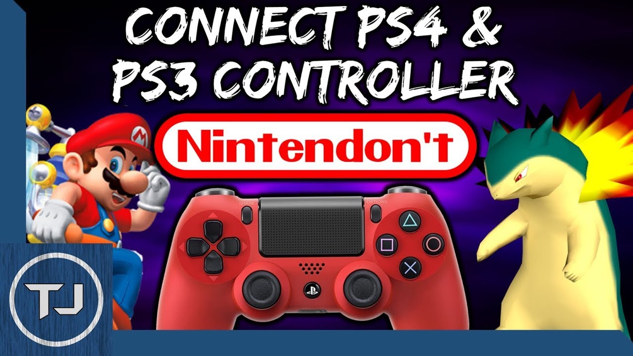 How To Connect Ps4/Ps3 Controller To Nintendon'T (Guide 2017!)