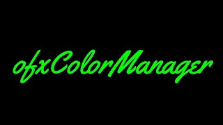 ofxColorManager
