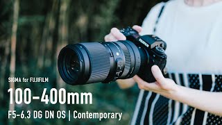 Fullframe lenses now available in X mount! SIGMA 100400mm F56.3 DG DN OS | Contemporary Review!