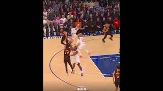 Jalen Johnson with the easy one handed slam - Knicks vs Hawks R1 G1 April 18, 2026