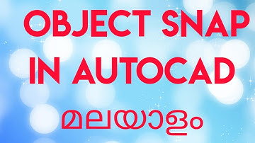 How Object Snap and Object Snap Tracking work in AutoCAD