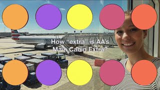 Is Main Cabin Extra Worth It? #maincabinextra #americanairlines #travel #economy