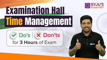 Examination Hall Time Management | Do