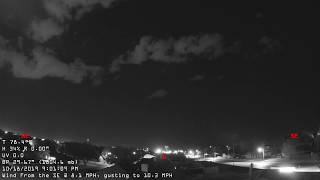Abilene TX 24 Hour Time Lapse - 20191018 Friday East
