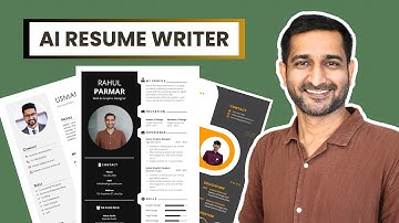 How to Write a Resume with AI | Best Free AI Resume Builder!