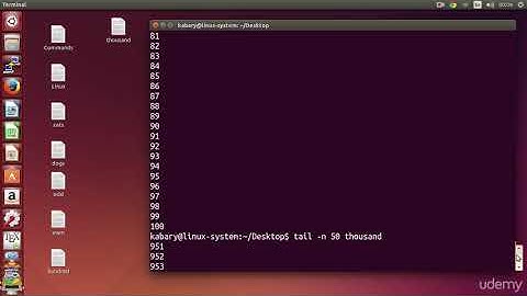 Linux Command Line Basics - head and tail commands