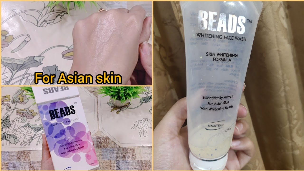 Beads Whitening Face Wash Specially for Asian Skin YouTube