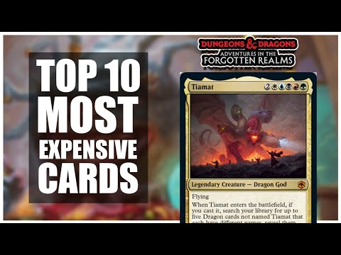 Top 10 Most Expensive Cards in D&D Forgotten Realms! | Magic: The Gathering  - YouTube