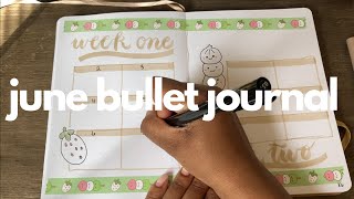 JOURNALING | Bullet Journal for June 2024 with me!