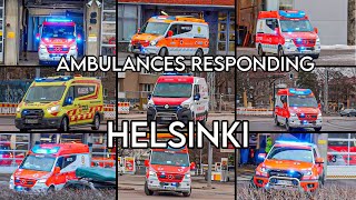 🚑 | Ambulances Responding in Helsinki! (Collection)