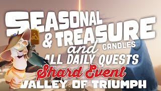 Seasonal & Treasure candles and Daily Quests | Valley of Triumph | SkyCotl | NoobMode