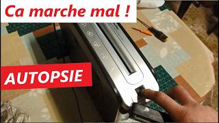 Panne broyeuse de papier