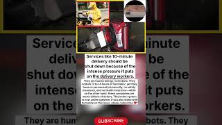 The Dark Reality of 10-Minute Delivery Apps 🛑 #shorts #trending #usa