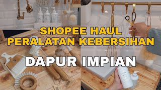 Shopee Haul Peralatan Dapur Aesthetic Ala Korea. Bersih2 Dapur dan Masak di Dapur Baru Impian Bunda