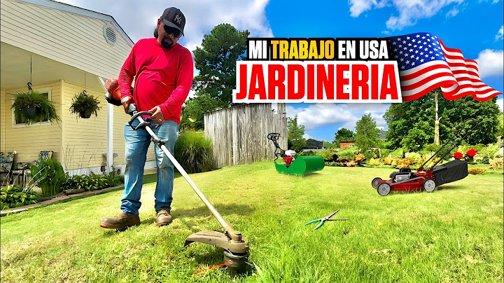 Asi es el trabajo de JARDINERO en USA ¿Cuanto gana?