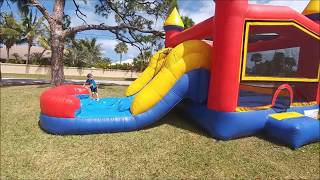 Red Castle Combo Bounce and Slide Inflatable Video Demo! My kids having a blast on the water slide! Red Castle Combo Bounce and Slide Inflatable Video Demo! My kids having a blast on the water slide!