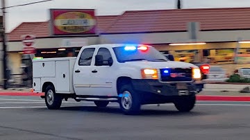 LASD SEB GMC Responding Code 3