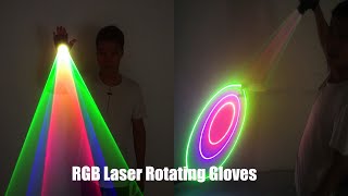 RGB Laser Whirlwind Multicolour Laser Vortex Laser stage supplies LED Laser Glove