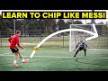 How To Chip The Goalkeeper Like Messi Learn Football Skills How To Chip The Goalkeeper Like Messi Learn Football Skills