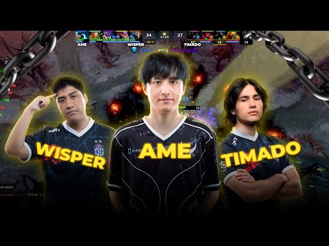 ¡𝐖𝐈𝐒𝐏𝐄𝐑+𝐀𝐌𝐄=𝐆𝐆𝐖𝐏! esto pasaría si Wisper fuera el offlaner de Ame🔥
