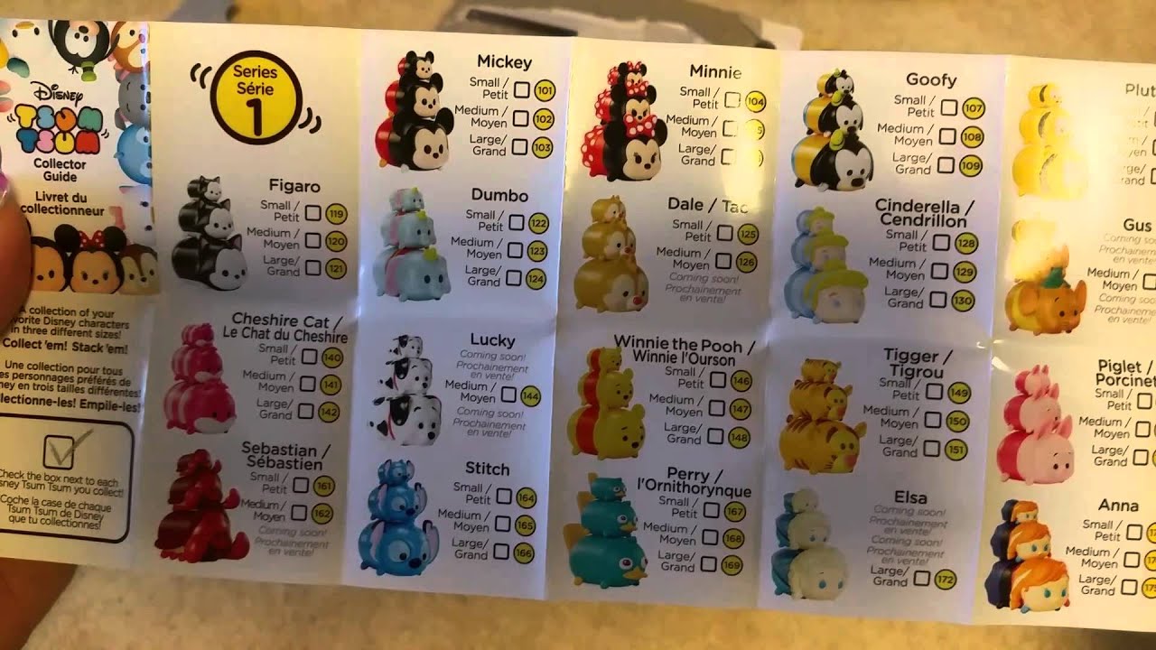 Disney Tsum Tsum Series 1 Unboxing