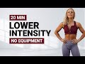 20 MIN LOWER INTENSITY WORKOUT | Lower Impact | Full Body | Fun | No Heavy Jumping