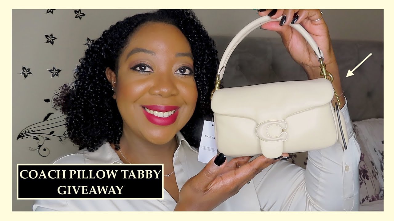 GIVEAWAY Coach Pillow Tabby 18 & First Impressions Review