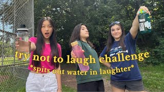 TRY NOT TO LAUGH CHALLENGE with my best friends | lots of anti-jokes... BEWARE of the splash zone