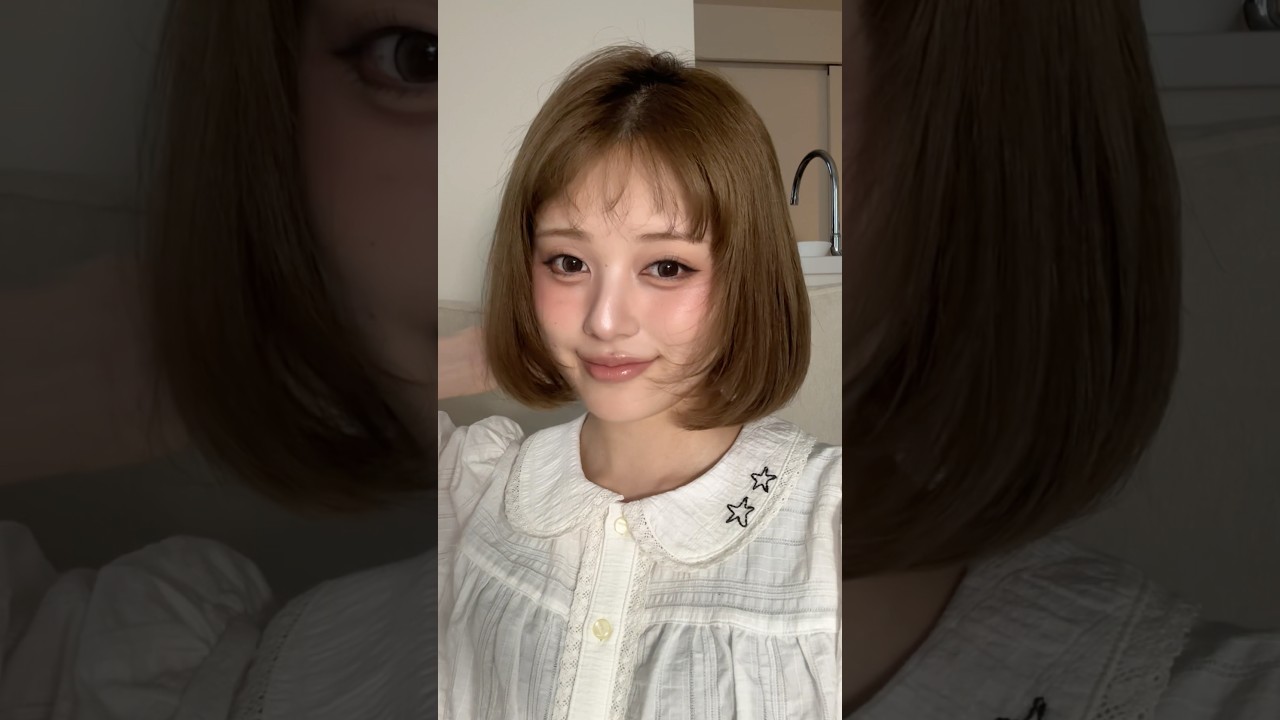 最近バズってる低彩度メイク🤍 #一重メイク #makeup #韓国コスメ # #あやみん