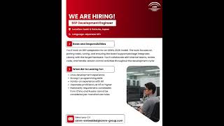 We’re looking for a BSP Development Engineer to join one of our clients based in Japan.