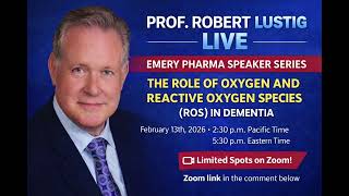 Robert Lustig, MD Live @ the Emery Pharma Feb 13, 2026 2:30 PM PT join us on zoom see link comment:
