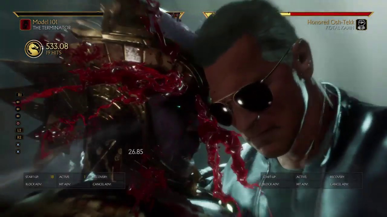 Mortal Kombat 11 Terminator Dark Fate Combo