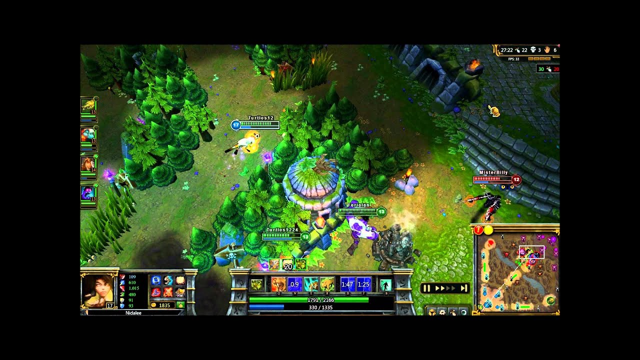 League of Legends Nidalee Domination