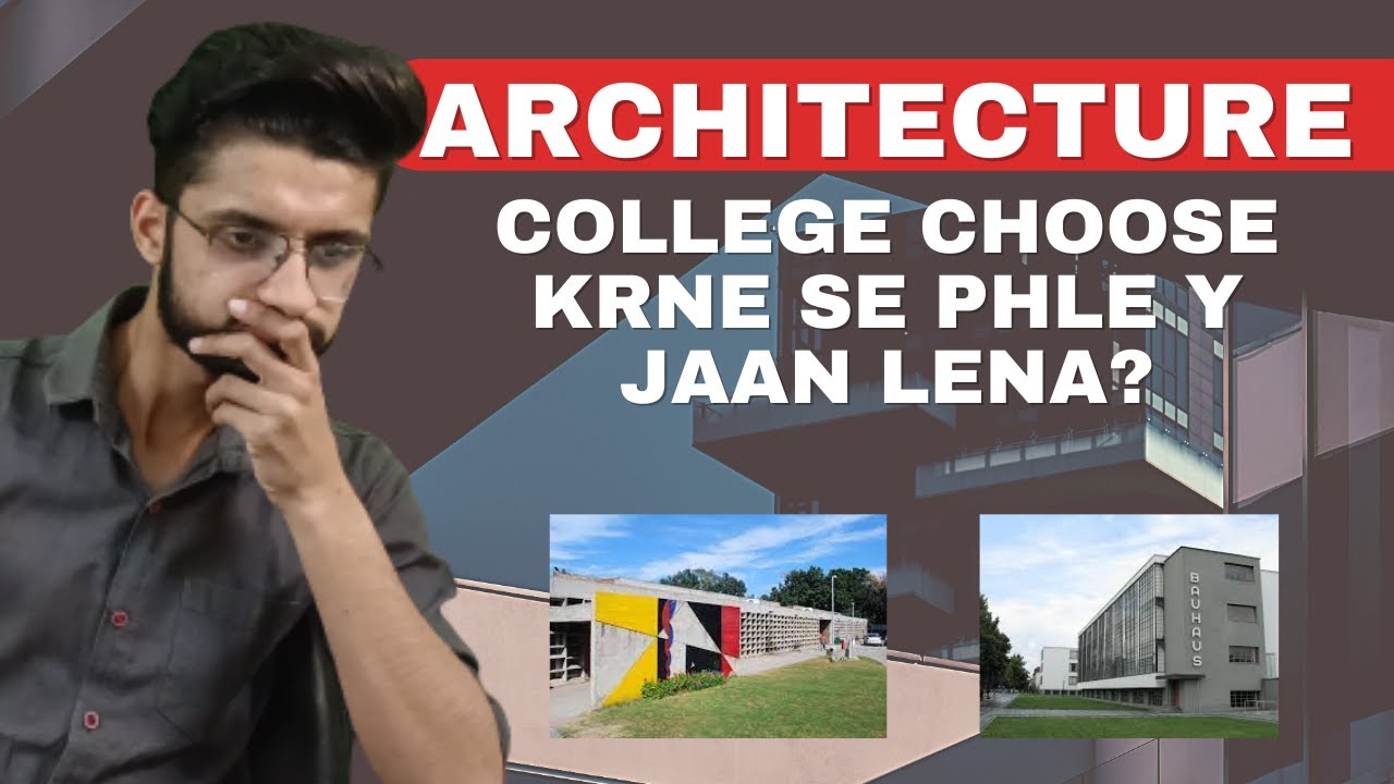 B. Arch k liye college kese choose karein? Architecture | GenZ Wale Architects